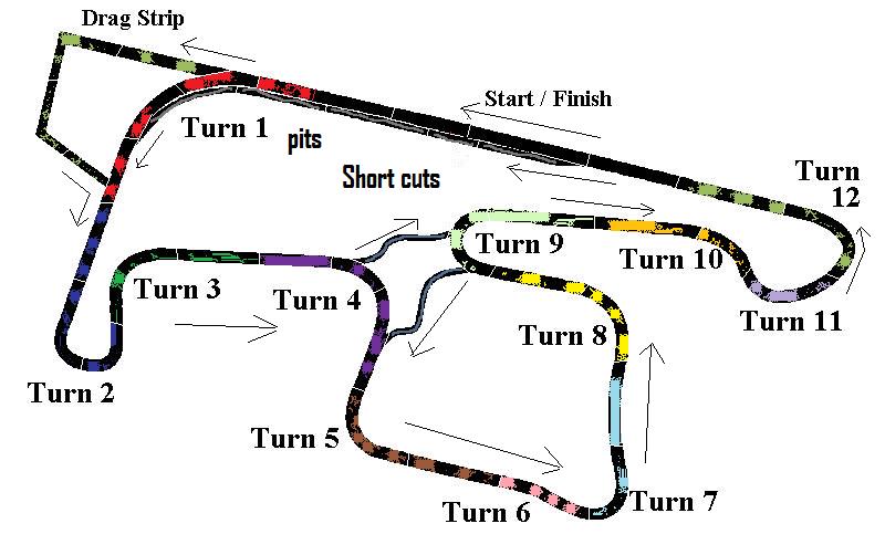 the map